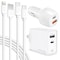 Overtime 4PC Charging Kit with 6ft iPhone Charging Cable OHC6AL6CC - alternate 1